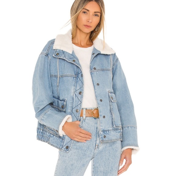 Free People Denim Jacket, New - Picture 3 of 16